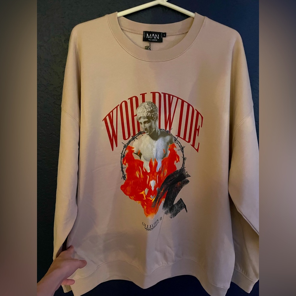 Adult Large, Worldwide Tan Tee